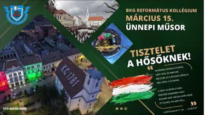 MÁRCIUS 15. ÜNNEPI MŰSOR
